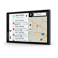 Custodia Rigida Antiurto Per Navitech Garmin Dezl LGV610 - Grigio Chiaro - Con Tasca E Maniglia