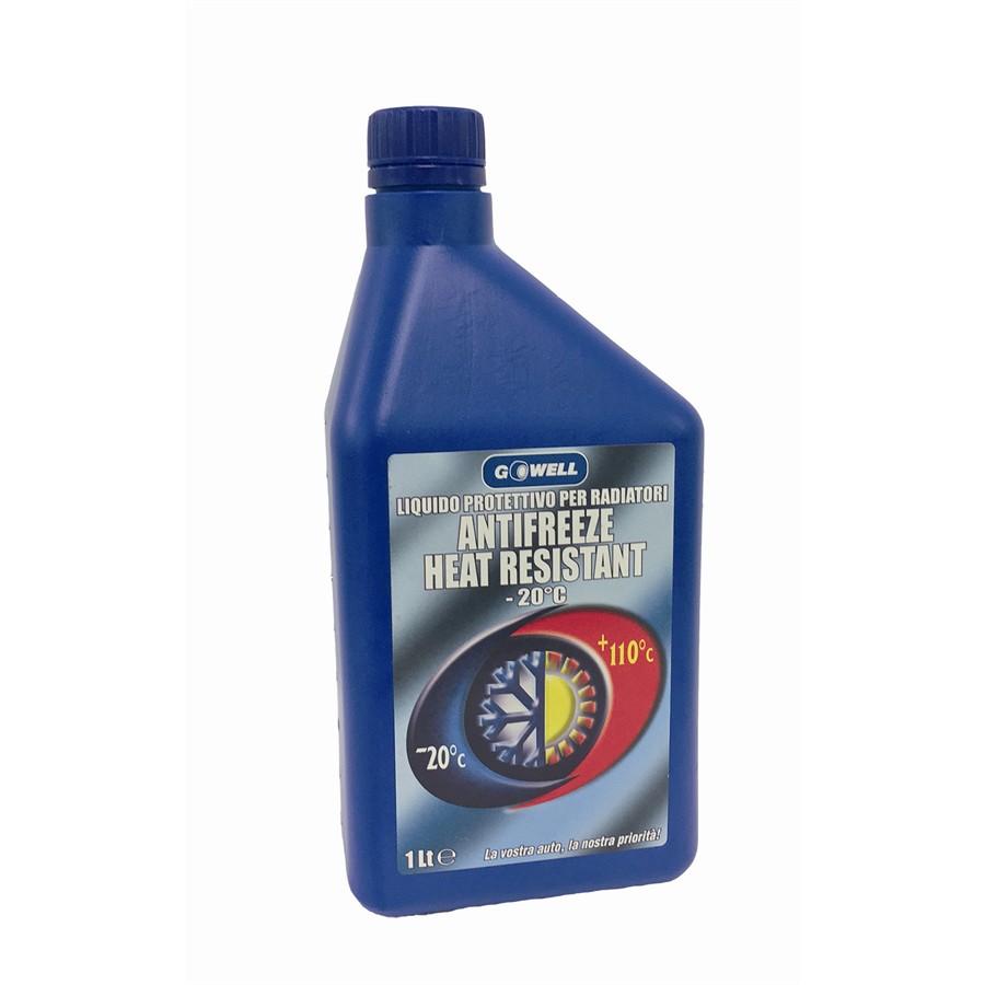 Liquido radiatore blu -20° GOWELL 1 litro