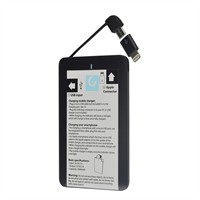 Power bank G&G 2 in 1 2600 mA nero