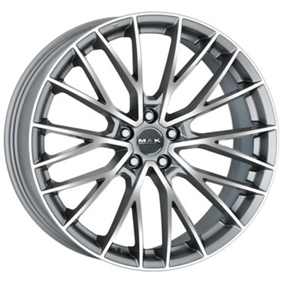 Cerchi in lega MAK DAVINCI 7x17 5x114,3 ET35 Gloss black - Norauto