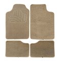 Set 4 tappeti universali NORAUTO beige in moquette