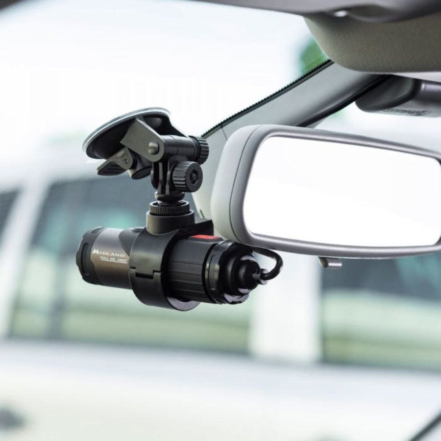 Midland Guardian GPS Dashcam Moto - Écran 5" Tactile, Caméra Avant/Arrière, Surveillance Pneus - Navigation Connectée