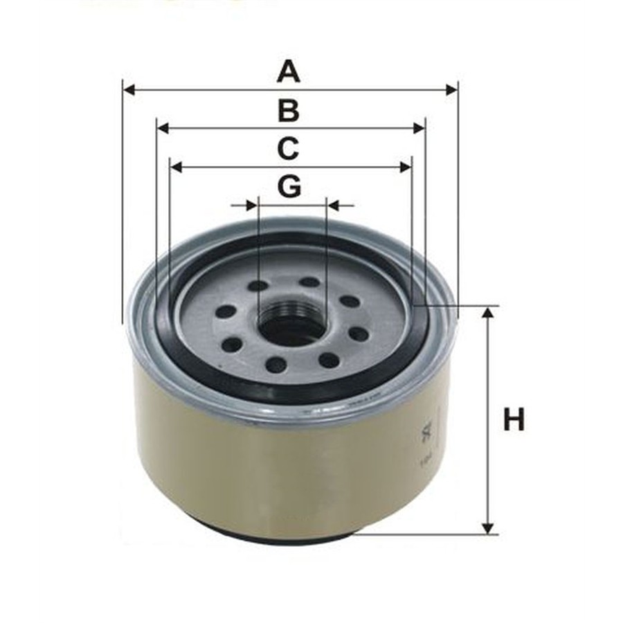 Filtro carburante NORAUTO referenza WF8201 numero semplificato 901