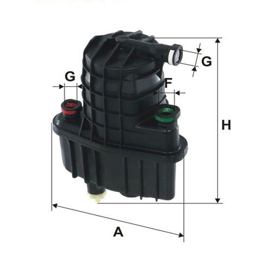 Filtro carburante NORAUTO referenza WF8364 numero semplificato 916