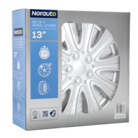 Copricerchi da 14'' MICHELIN NVS 3D Black Edition nero lucido 4 pezzi -  Norauto