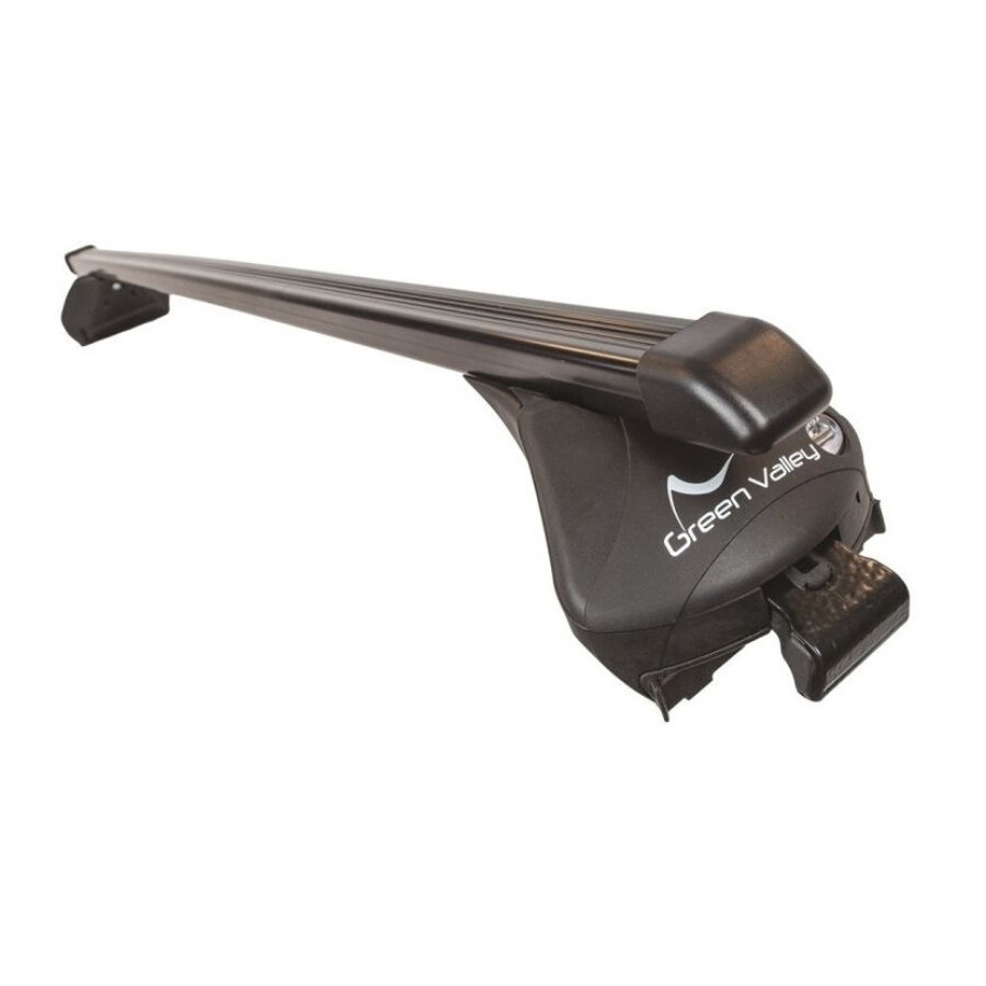 2 barre da tetto GREEN VALLEY Easyone Quick 107 cm ref 857 in acciaio