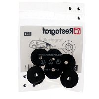 Dado in plastica da 5 mm per protezioni di parafanghi