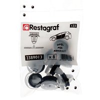 Strumento per clip per pannello a cuneo per rivestimento della porta