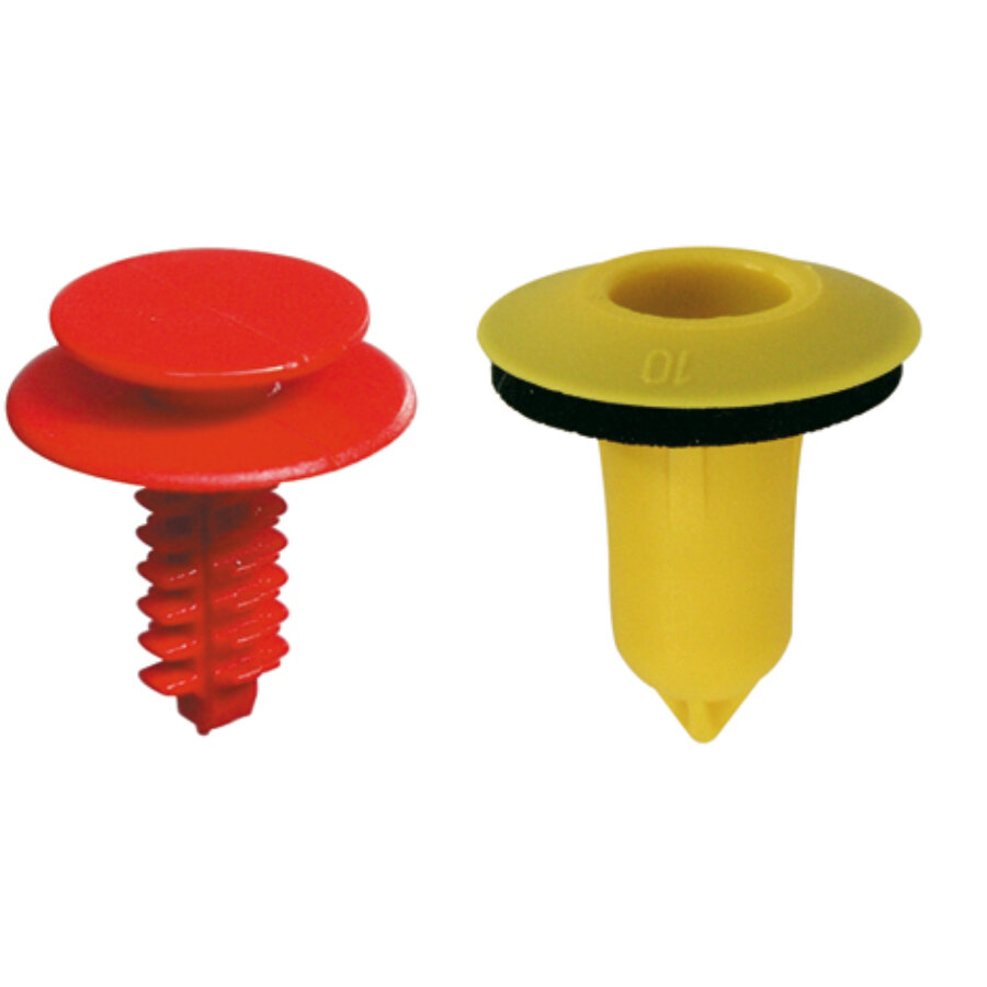 Clip per porta con perni di montaggio