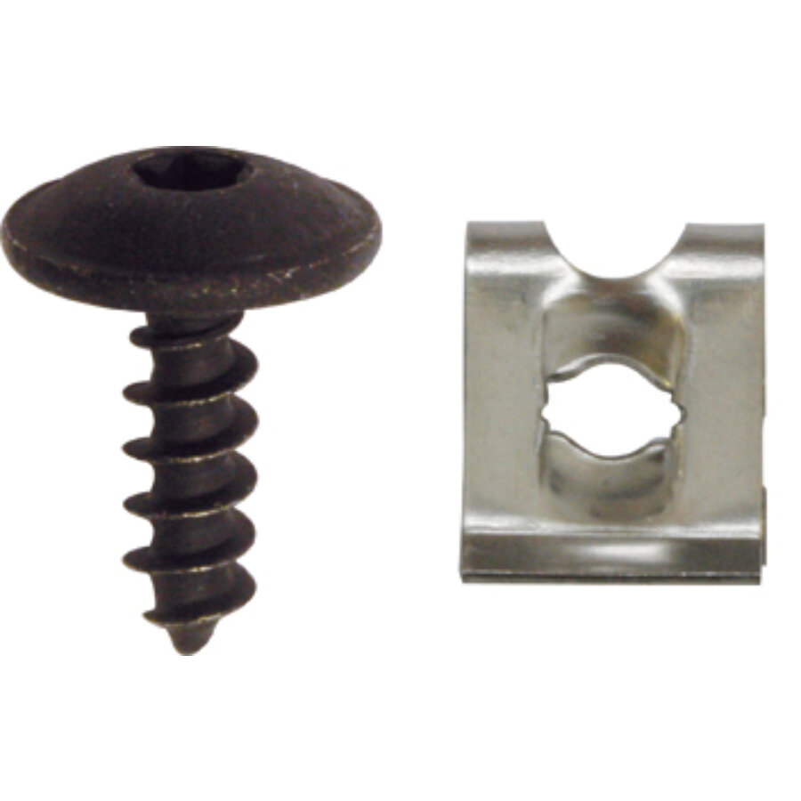 Viti 5 x 16 mm con clip dadi