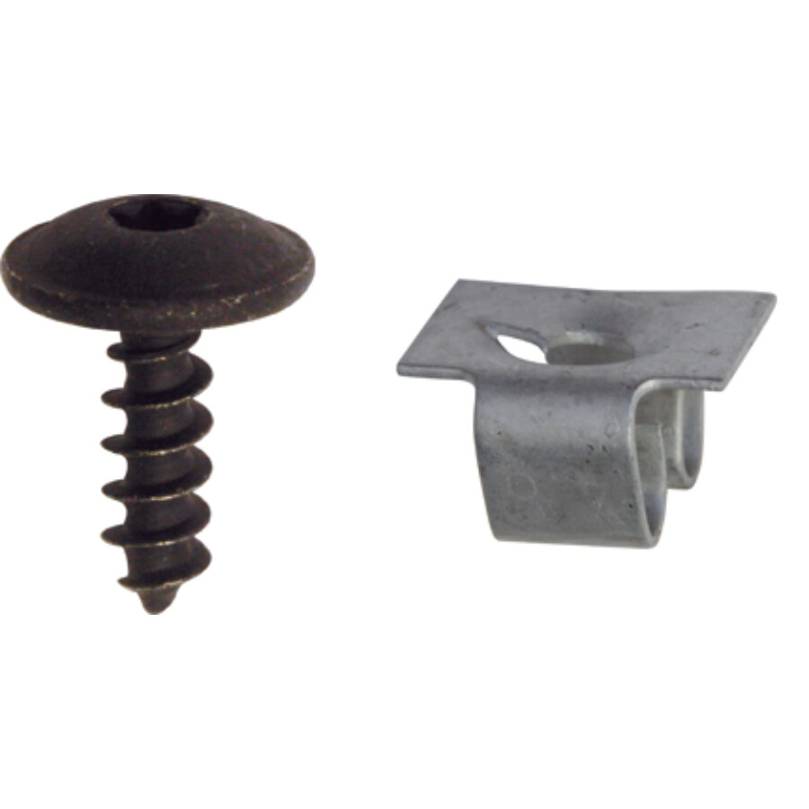 Viti 5 x 16 mm con clip dadi