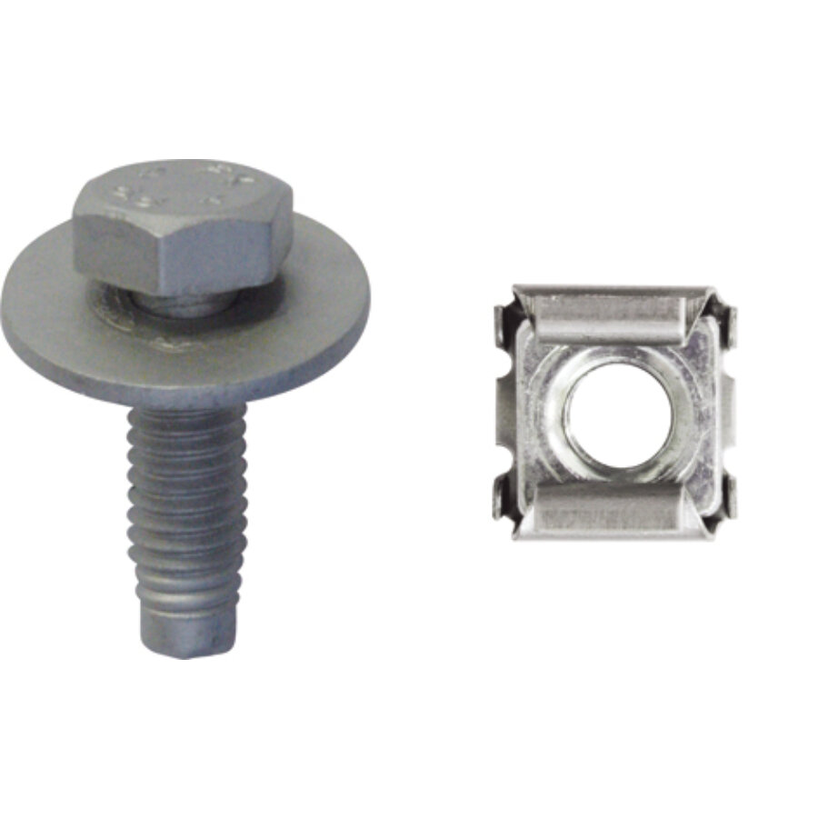Viti M6 x 20 mm con clip di bloccaggio per paraspruzzi motore