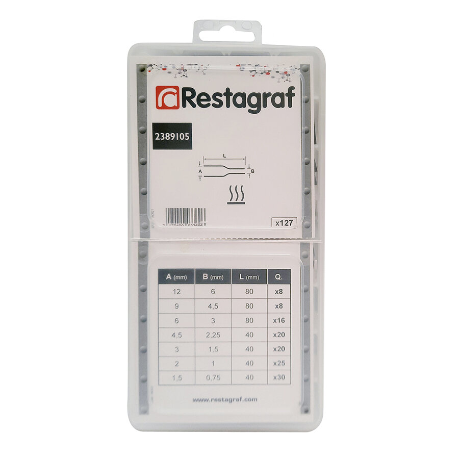Assortimento di 127 manicotti termorestringenti