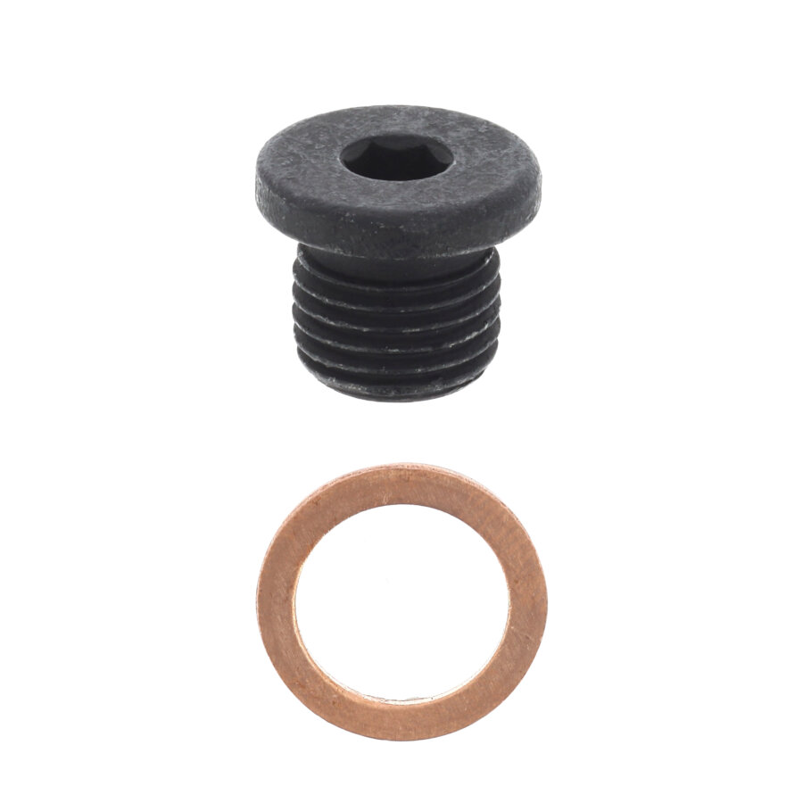 Tappo di drenaggio in acciaio RESTAGRAF (n. 617) con filettatura M14 - (1,5 x 12 mm)
