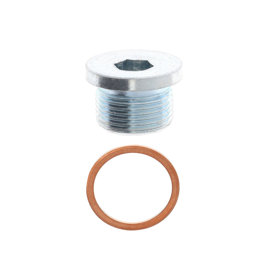 Tappo di drenaggio in acciaio RESTAGRAF (n. 639) con filettatura M22 - (1,5 x 14 mm)
