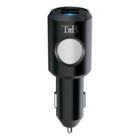 Caricabatteria da accendisigari 2 USB con SOS e localizzatore TNB