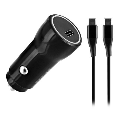 UGREEN 60W Retrattile Caricatore Auto, Caricabatteria Accendisigari USB