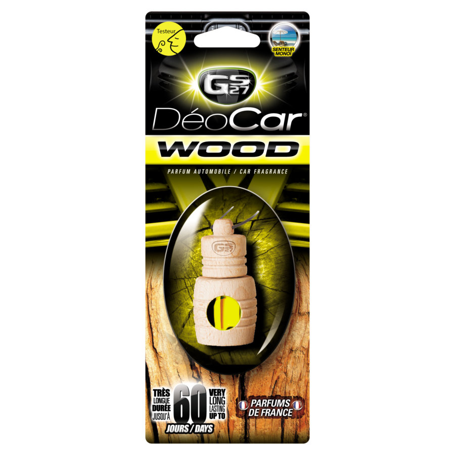 Deodorante per auto spray GS27 Déocar Wooden - Monoi