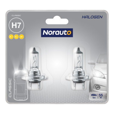 1 lampadina PHILIPS H7 White Vision - Norauto