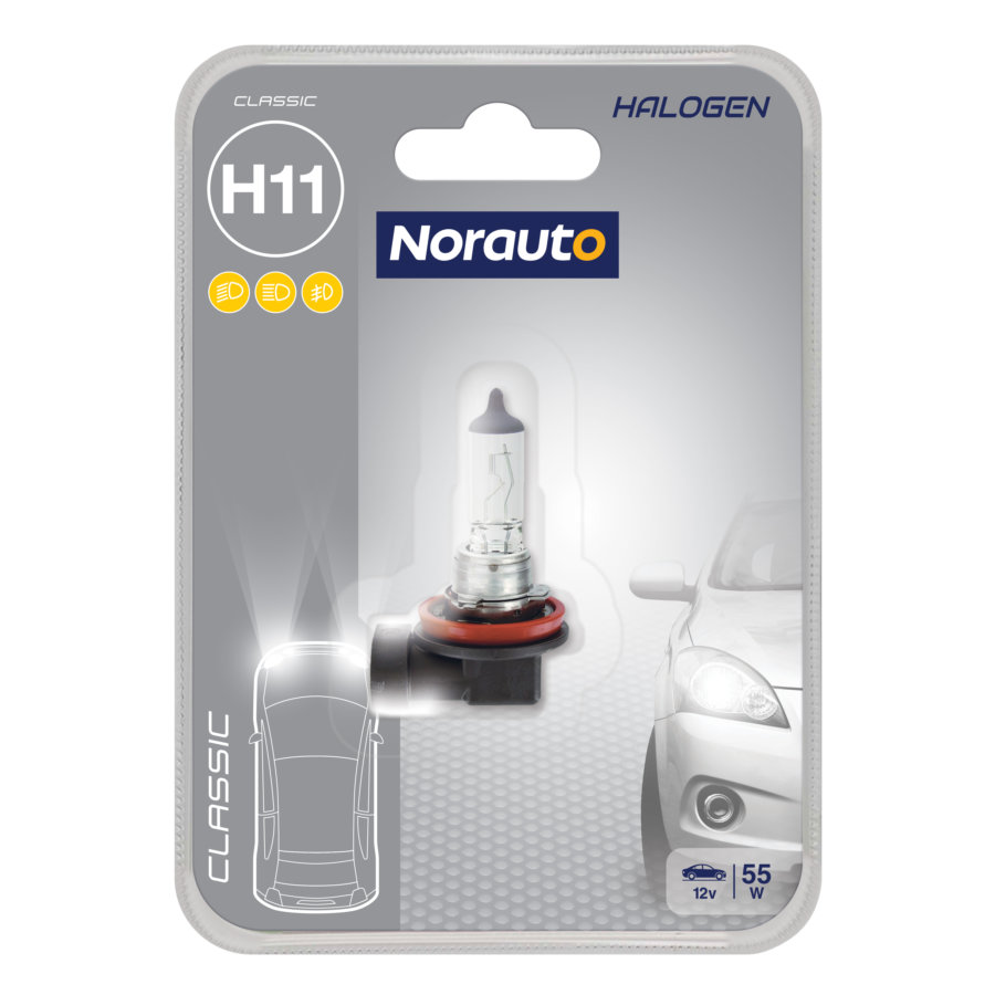 1 lampadina NORAUTO H11