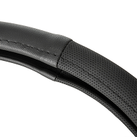 KAFEEK Coprivolante in fibra di carbonio, universale, 38,1 cm, nero