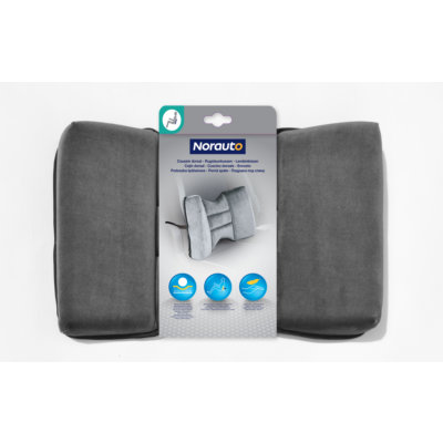 Cuscino lombare NORAUTO in memory foam grigio