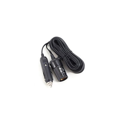 Cavo Prolunga Accendisigari Auto 6m 12V/24V Con Fusibile 10A E Tappo Impermeabile - Gomma 18 AWG Per Pompa, Luci, Camper