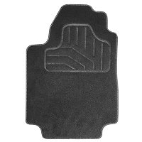 WeatherTech Tappetini Auto Universali Ritagliabili - Gomma TPE, Set Di 4, Nero, Garanzia A Vita