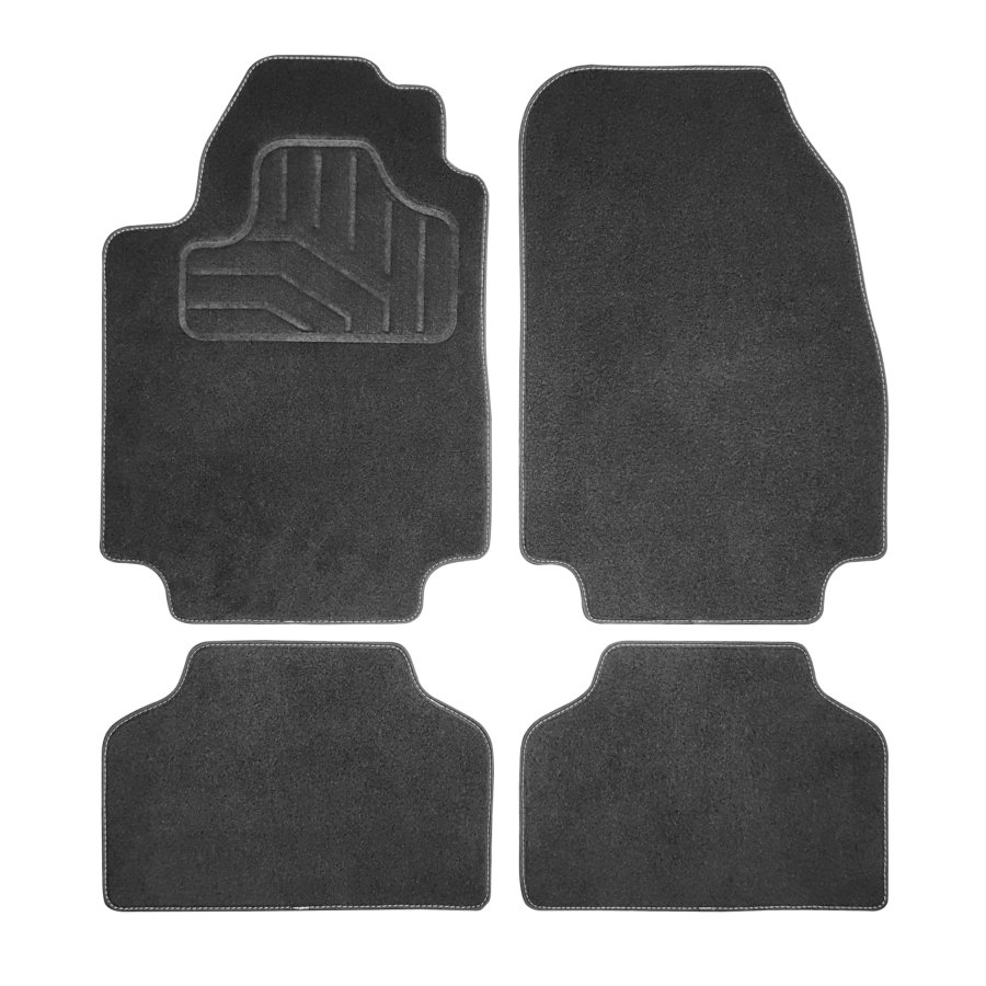 Set completo di tappetini universali per auto in moquette nera