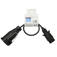 Cavo Prolunga Rimorchio 7 Poli 6M ETUKER | Adattatore Per Auto, Caravan, Camper | 12V