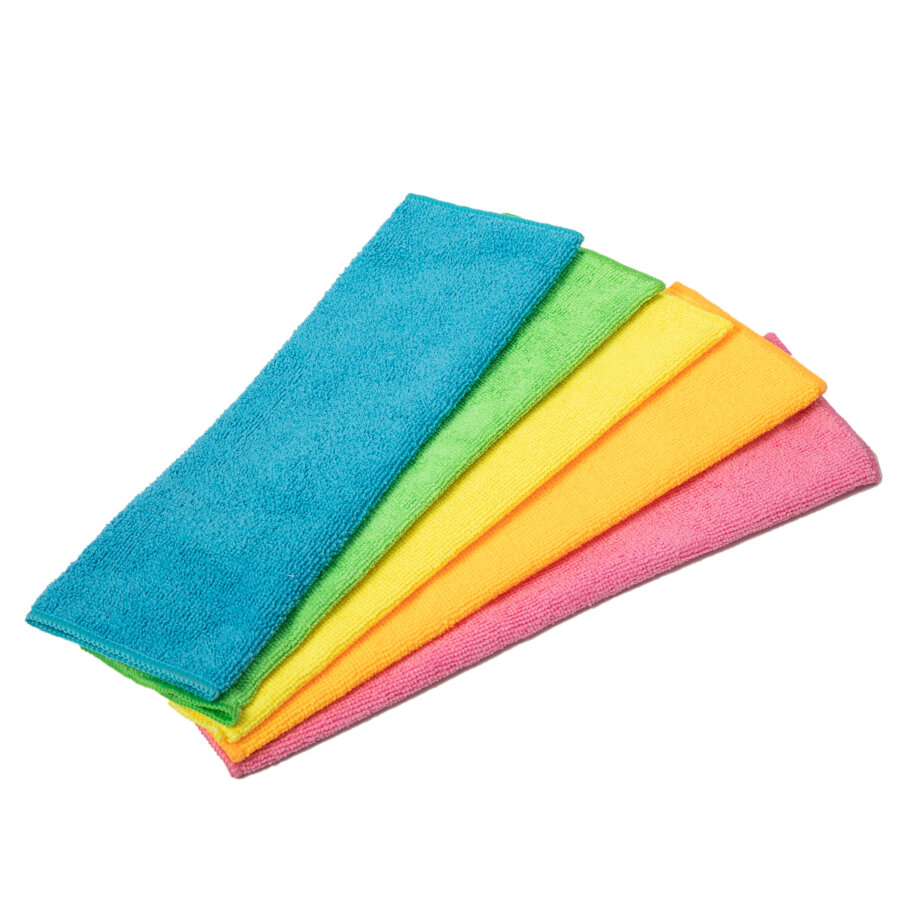 Set di 5 panni in microfibra 30 x 40 cm