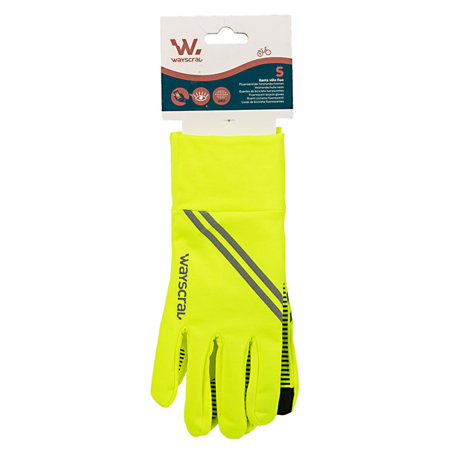 Guanti da bicicletta WAYSCRAL giallo - S