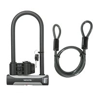 Lucchetto A U RockBros 22mm – Antifurto Per Bici Con Cavo Di Sicurezza 4ft, Grillo Resistente