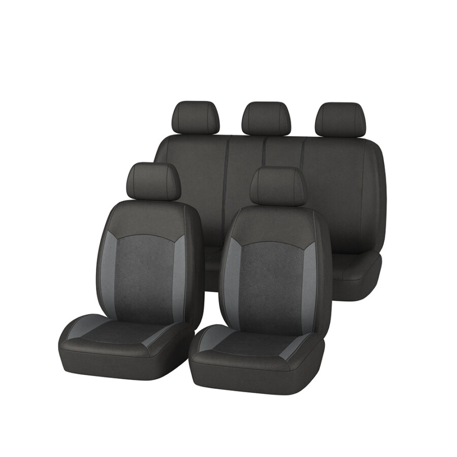 Set completo di tappetini universali per auto in moquette nera - Norauto