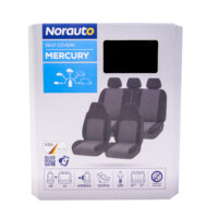 Set di coprisedili universali per 2 sedili anteriori NORAUTO Mercury nero -  Norauto