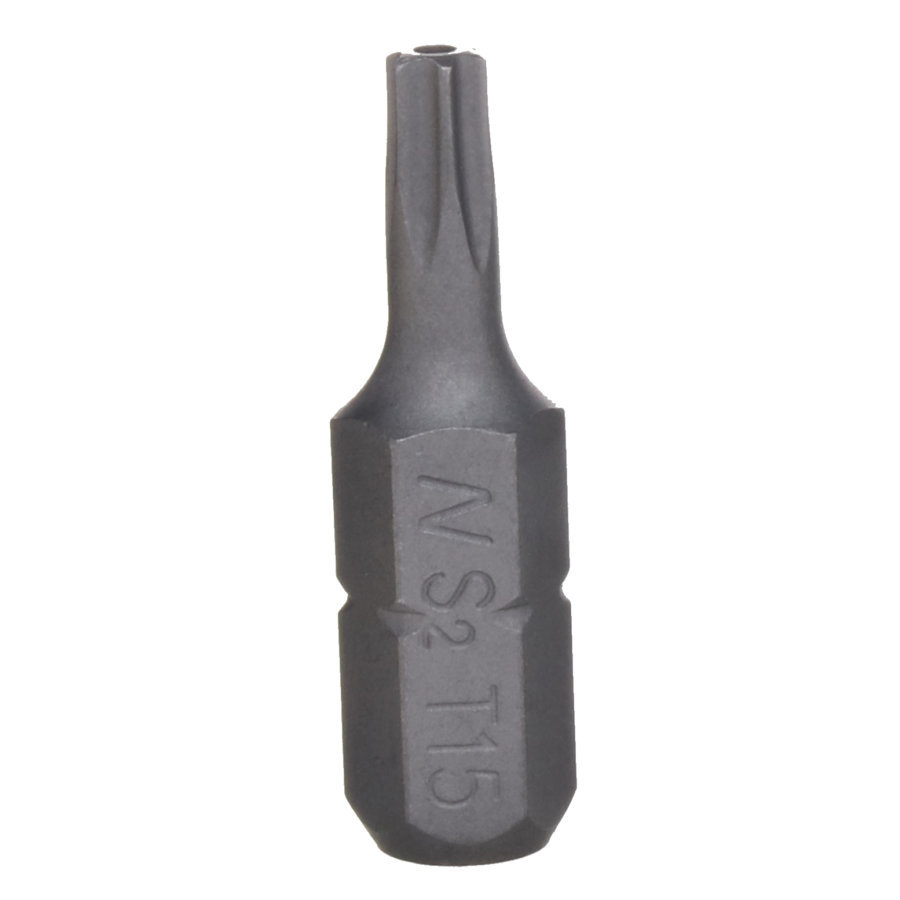 1 inserto Torx cavo con inserto da 25 mm 1/4' quadrato NORAUTO T15