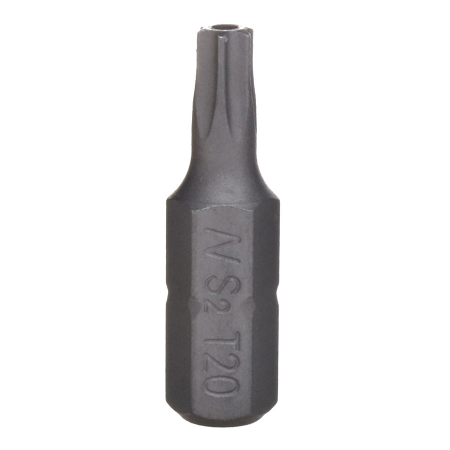 1 inserto Torx cavo con inserto da 25 mm 1/4' quadrato NORAUTO T20