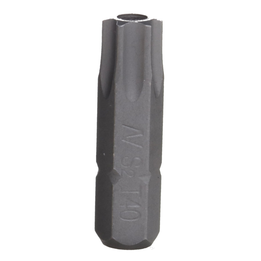 1 inserto Torx cavo con inserto da 25 mm 1/4' quadrato NORAUTO T40