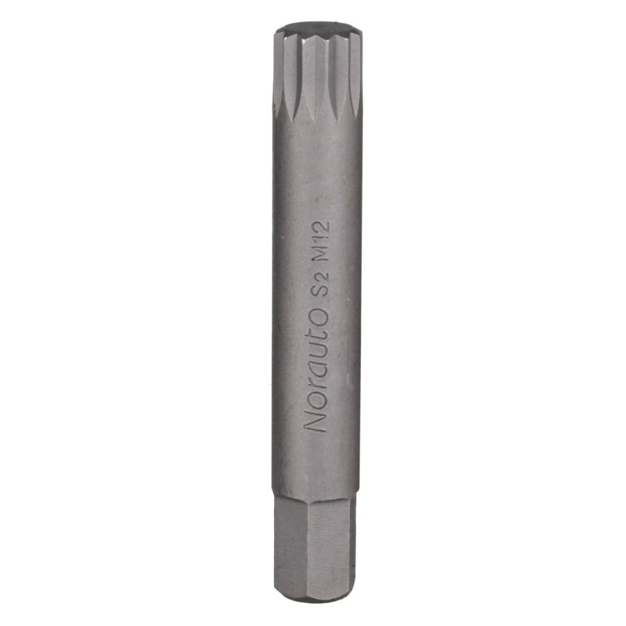 Lot De 5 Embouts De Vissage XZN M12 - Collier 10 Mm, Longueur 30 Mm, Acier Haute Performance, Finition Zinc