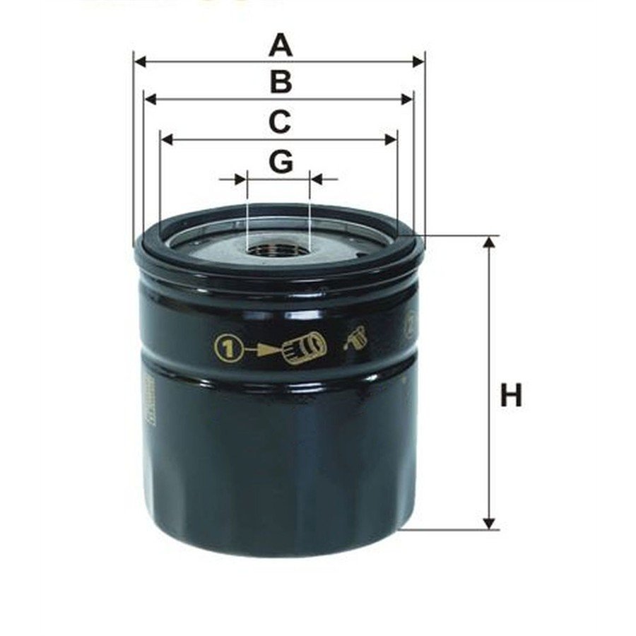 Filtro dell'olio NORAUTO referenza WL7087 numero semplificato 415