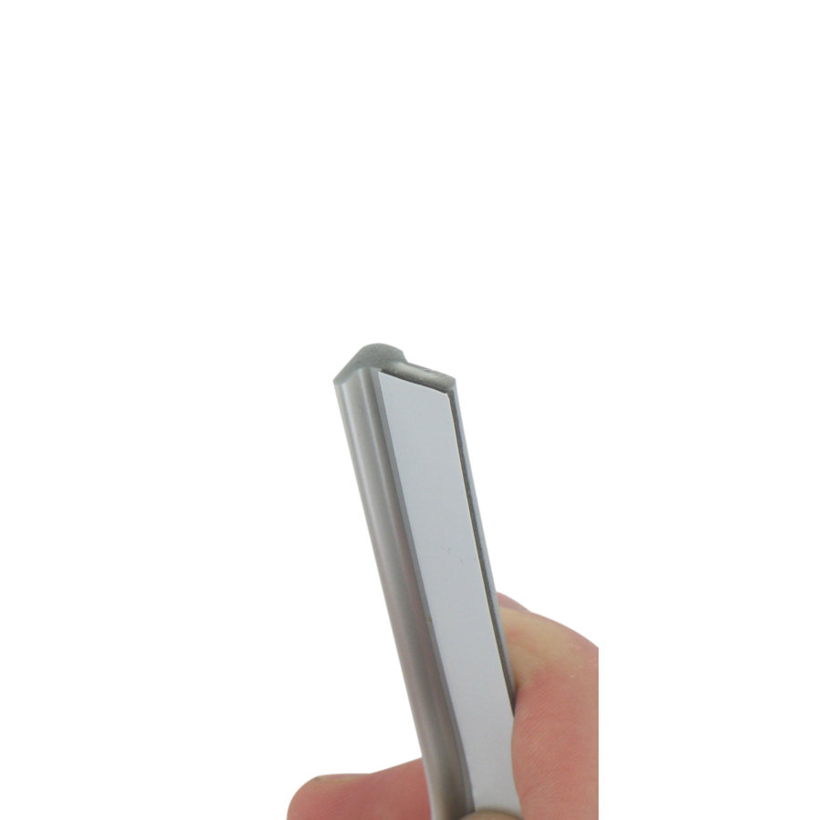 2 salvaporta adesivi NORAUTO colore argento 50cm