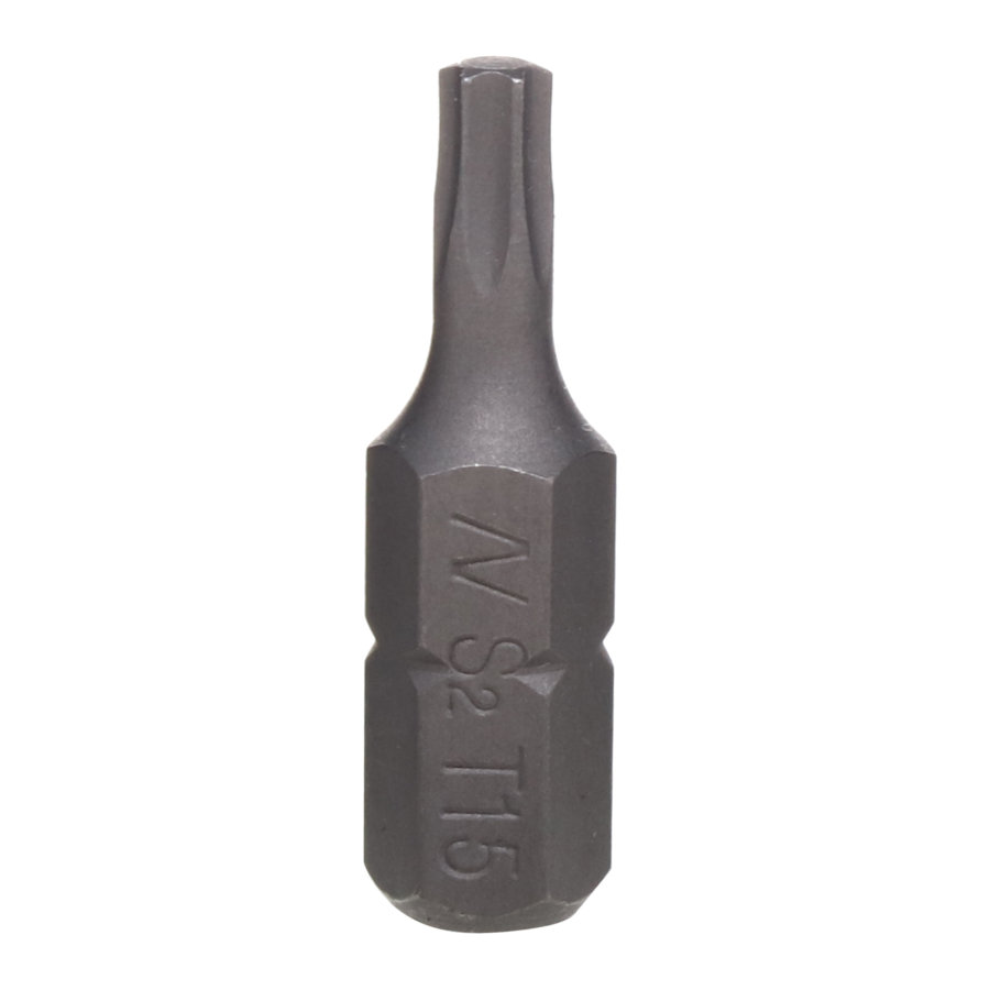1 inserto Torx T15 con inserto da 25 mm 1/4' quadrato NORAUTO