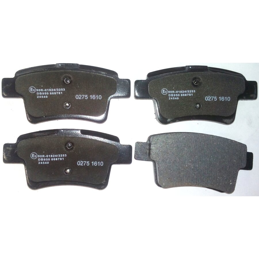 Kit di 4 pastiglie freno NORAUTO NRP 1973