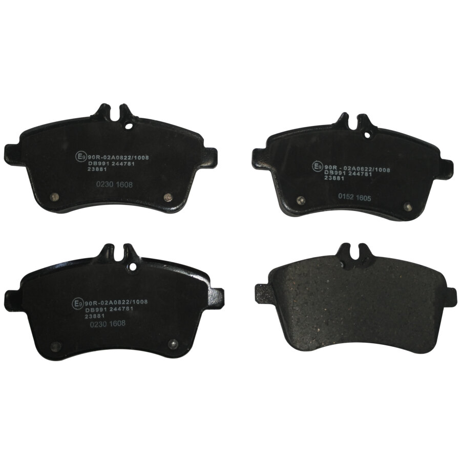 Kit di 4 pastiglie freno NORAUTO NRP 1750