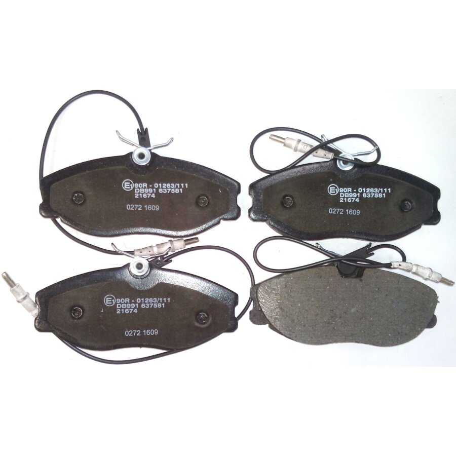 Kit di 4 pastiglie freno NORAUTO NRP 1063