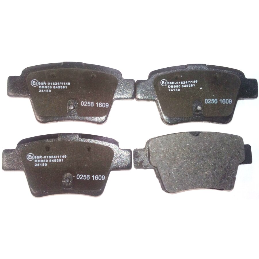 Kit di 4 pastiglie freno NORAUTO NRP 1784