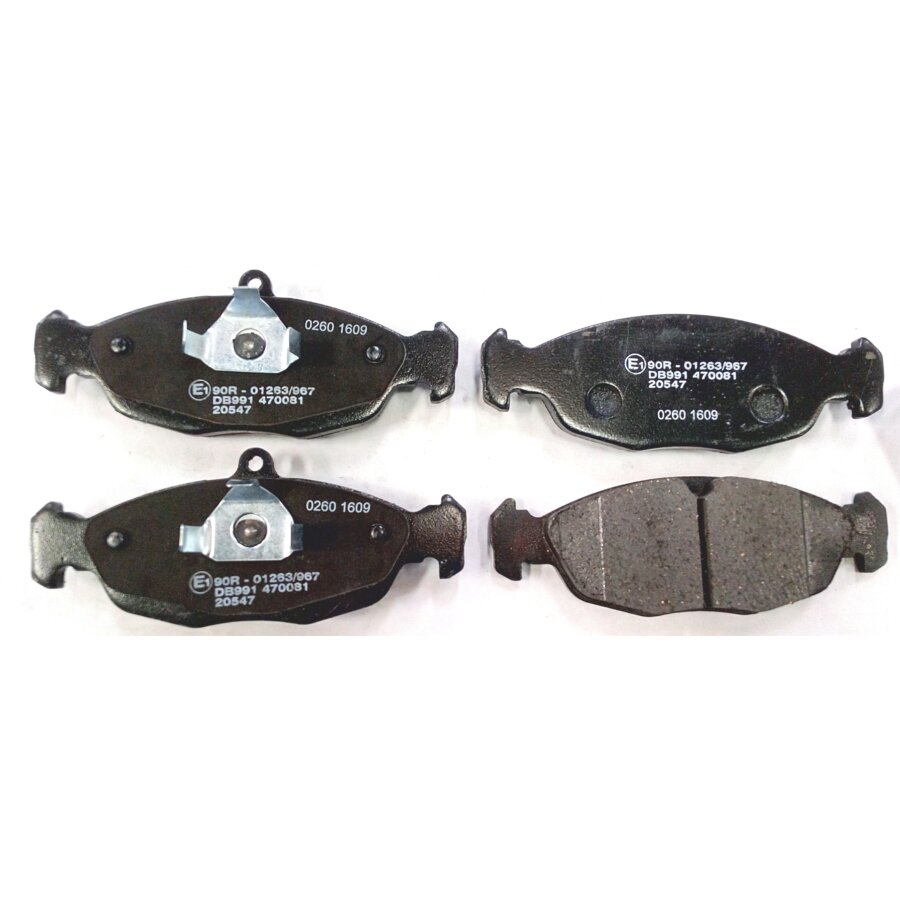 Kit di 4 pastiglie freno NORAUTO NRP 732