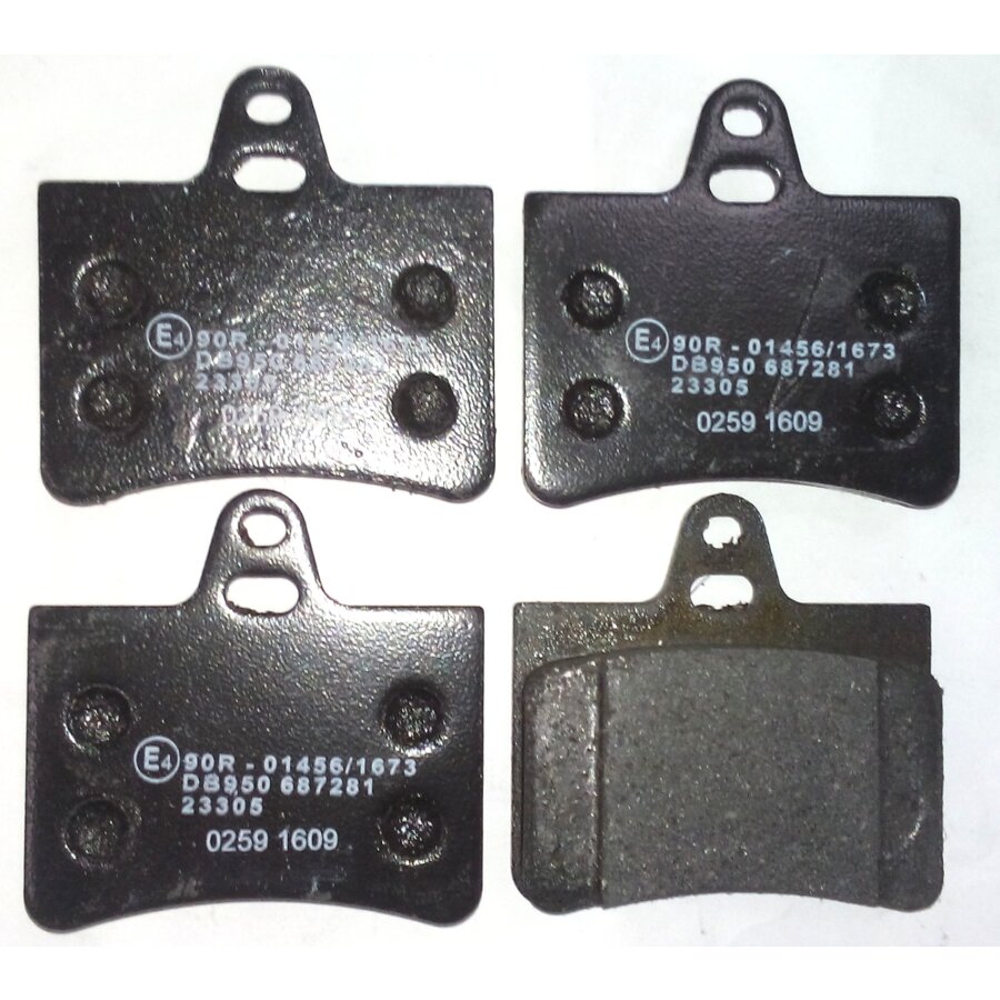 Kit di 4 pastiglie freno NORAUTO NRP 1413