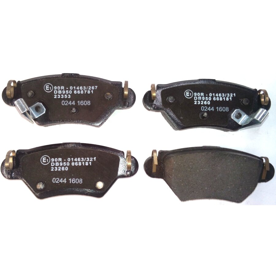 4 Pastiglie freno NORAUTO NRP1294