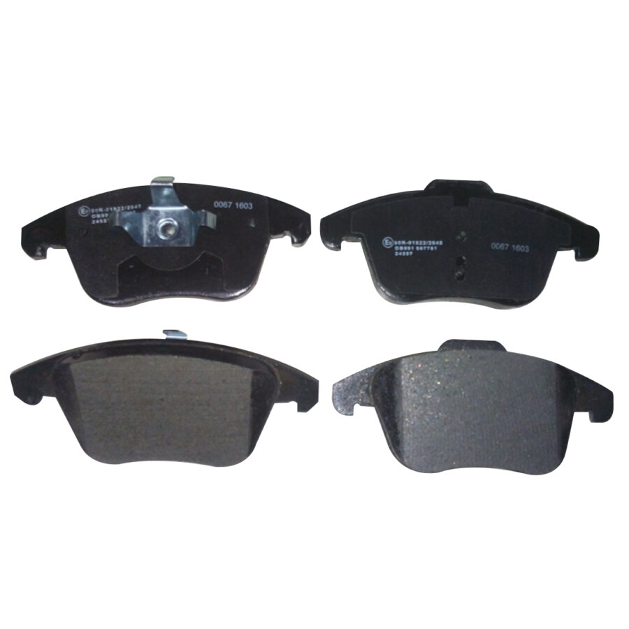 Kit di 4 pastiglie freno NORAUTO NRP 1972